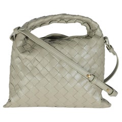 Bottega Veneta Travertine Nappa Intrecciato Mini Hop Hobo