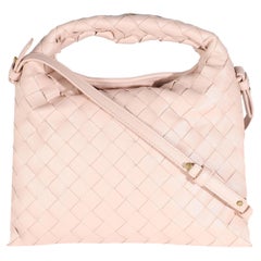 Bottega Veneta Bliss Washed Nappa Intrecciato Mini Hop Hobo