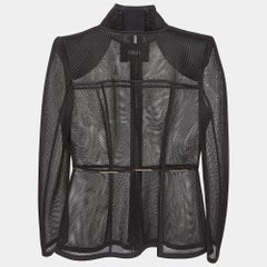 Fendi Zucca Mesh Sheer Jacket M