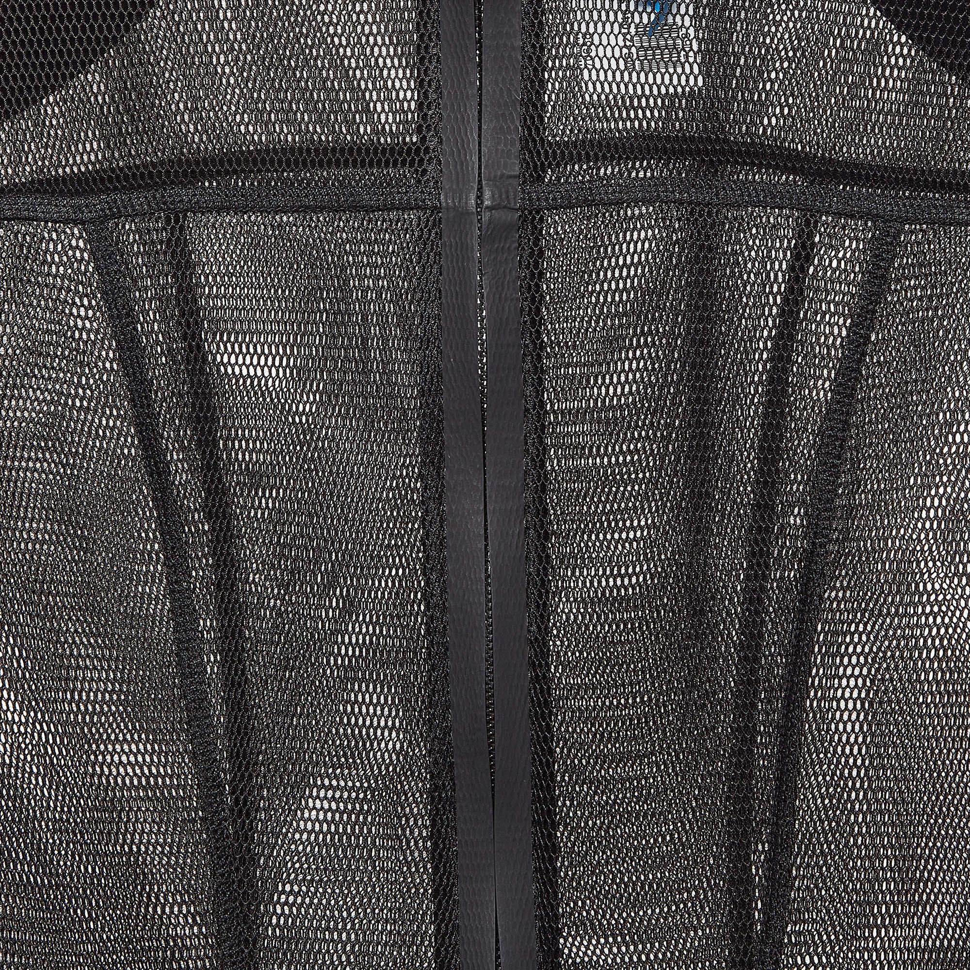 Chaqueta Fendi Zucca Mesh Sheer M Negro en venta