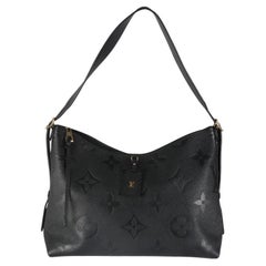 Louis Vuitton Black Giant Monogram Empreinte Carryall MM