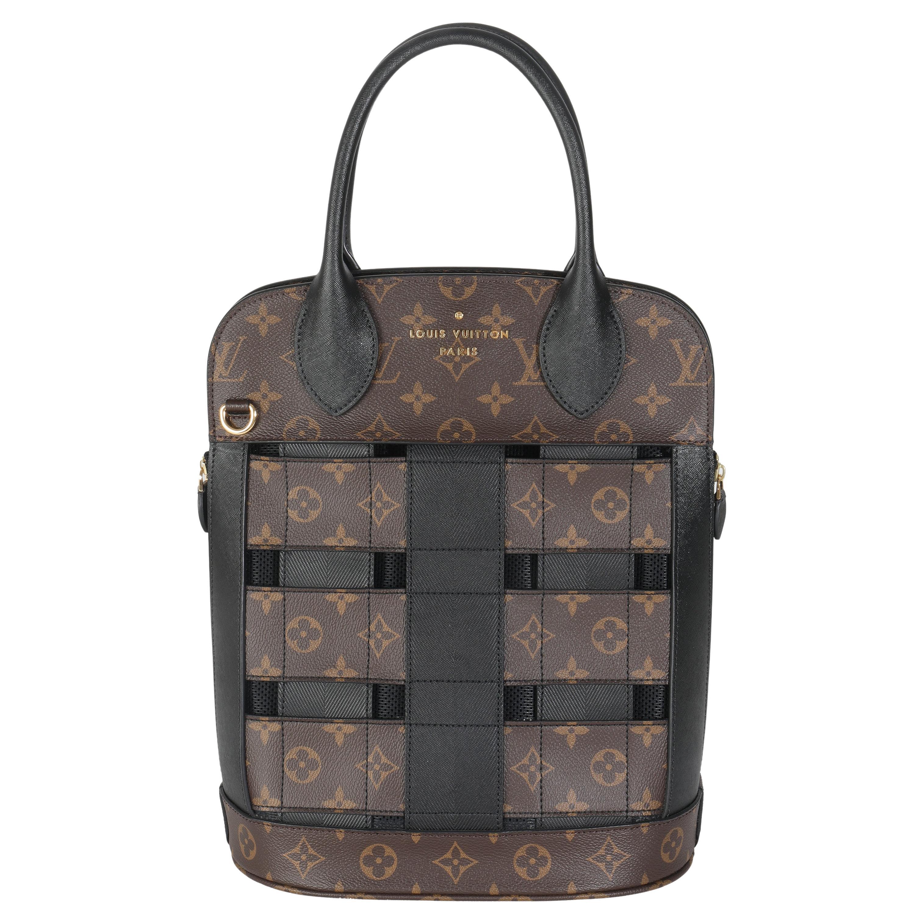 Louis Vuitton Black Monogram Canvas Tressage