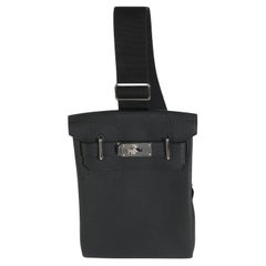 Hermès Black Togo Hac A Dos PM Backpack PHW