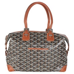 Goyard Gold Black Goyardine Canvas Boeing 30