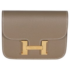 Hermès Epsom Constance Slim Wallet GHW