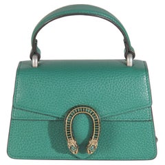 Gucci Emerald Dollar Calfskin Crystal Mini Dionysus Top Handle Bag Gucci Emerald Dollar Calfskin Crystal Mini Dionysus Top Handle Bag