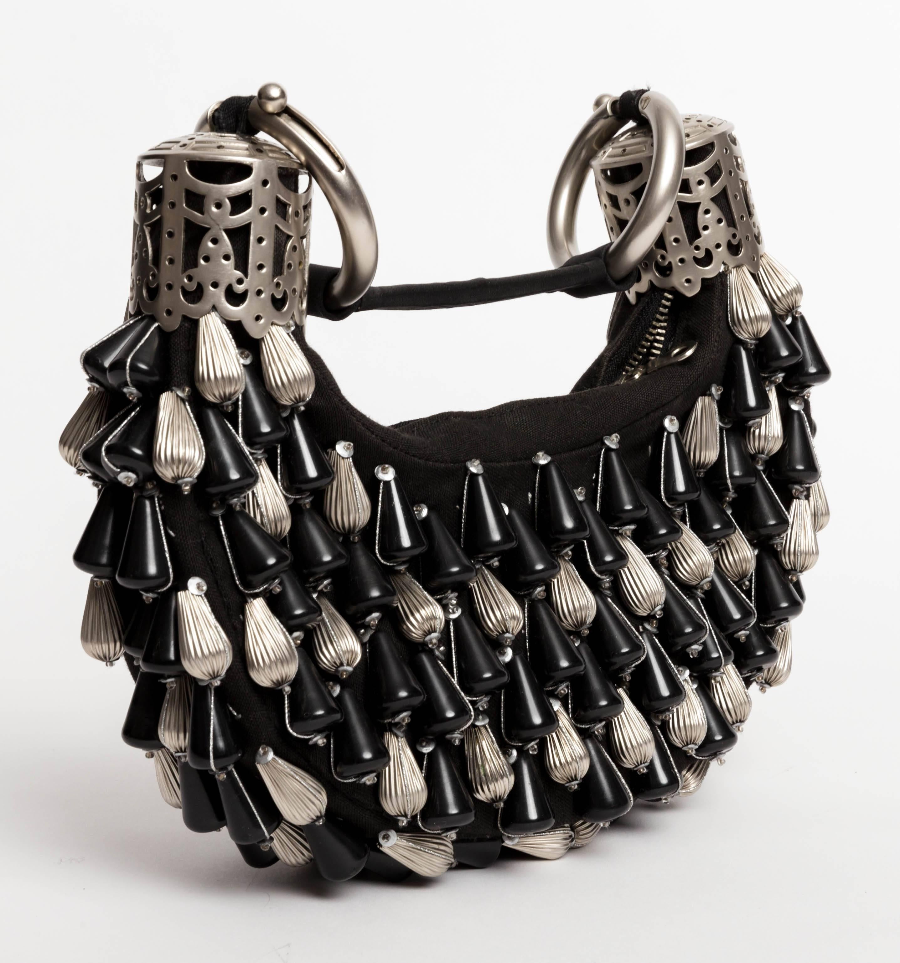 Noir Sac à bracelet noir et argent de Chloe