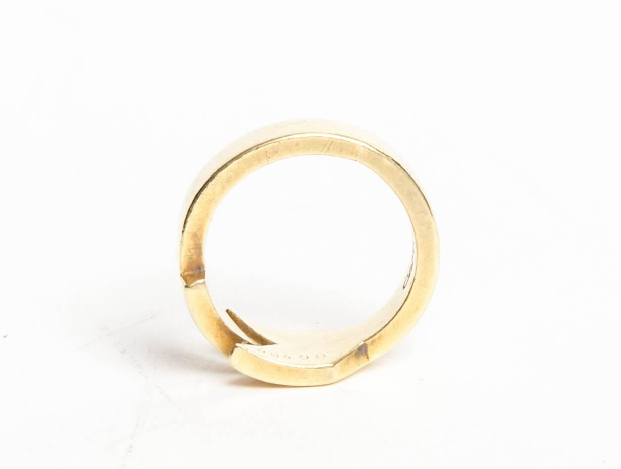 Cartier Dinh Van 18 Karat Gold Arrow Ring - Size 4 1
