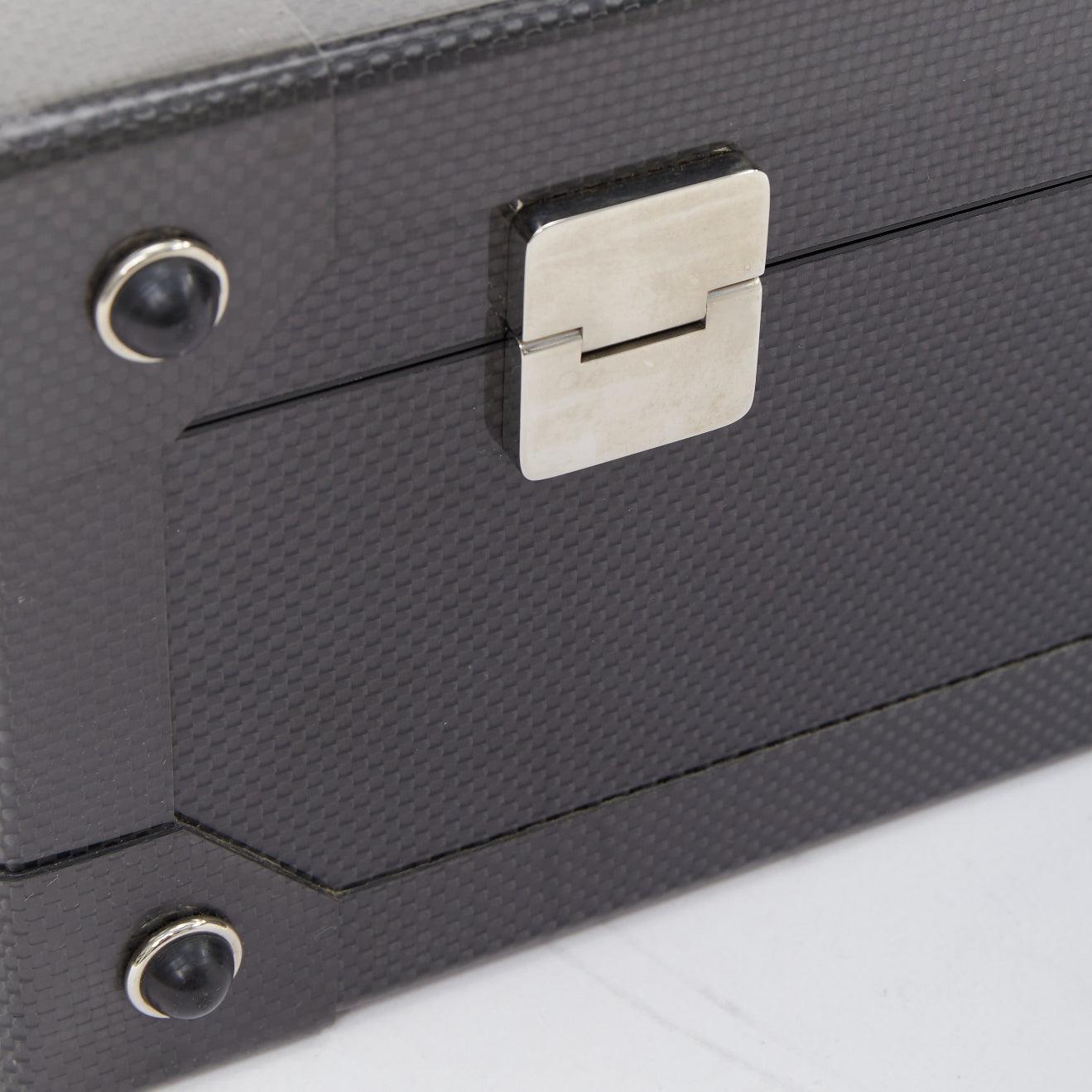 HERMES Espace PM Attache Case Edizione Limitata 500 cartella in fibra di carbonio grigia in vendita 1