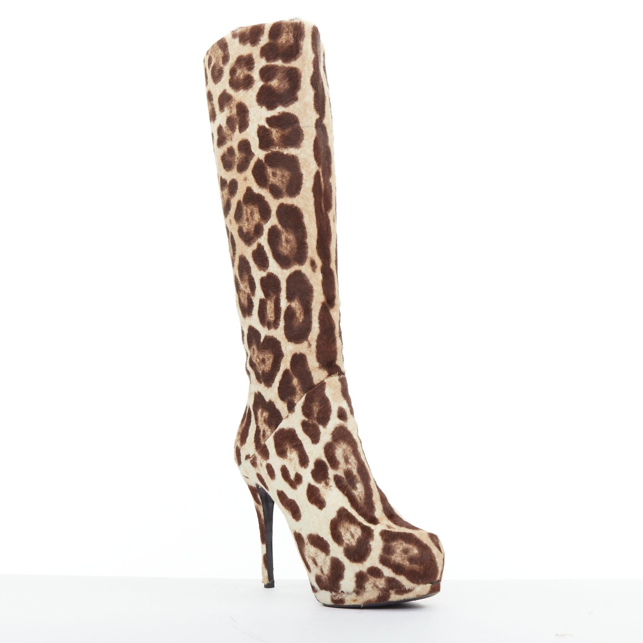 GIUSEPPE ZANOTTI bottes à talon haut imprimé léopard nude marron EU36.5
Référence : CELM/A00008
Marque : Giuseppe Zanotti
MATERIAL : Poil de veau
Couleur : Marron, Nude
Motif : Léopard
Fermeture : Zip
Doublure : Cuir noir
Fabriqué en :