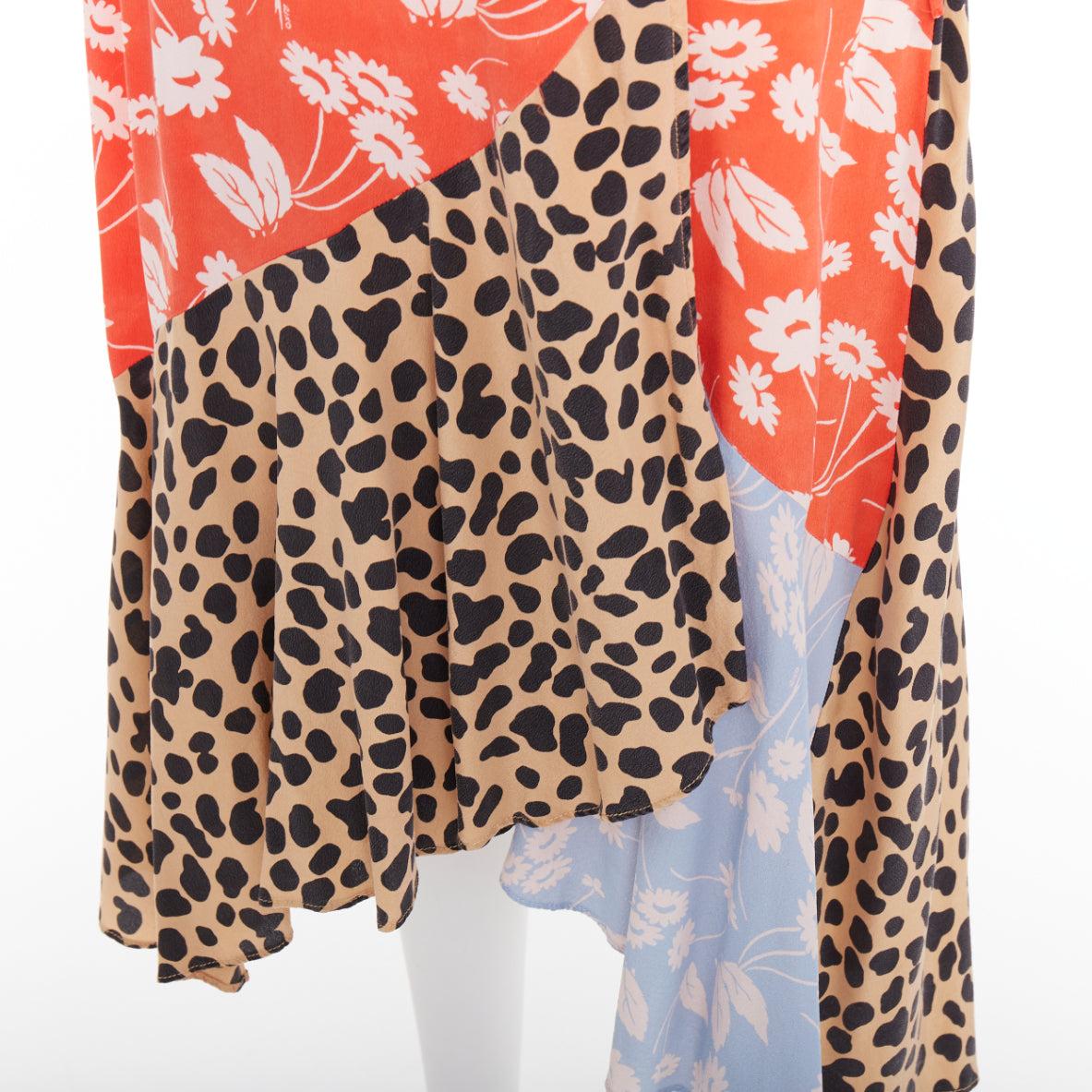 RIXO Noleen 100% soie rouge corail imprimé floral léopard robe portefeuille patchwork S
Référence : JACG/A00291
Marque : Rixo
Modèle : Noleen
MATERIAL : Soie
Couleur : rouge, marron
Motif : Léopard
Fermeture : Attache enveloppante
Détails