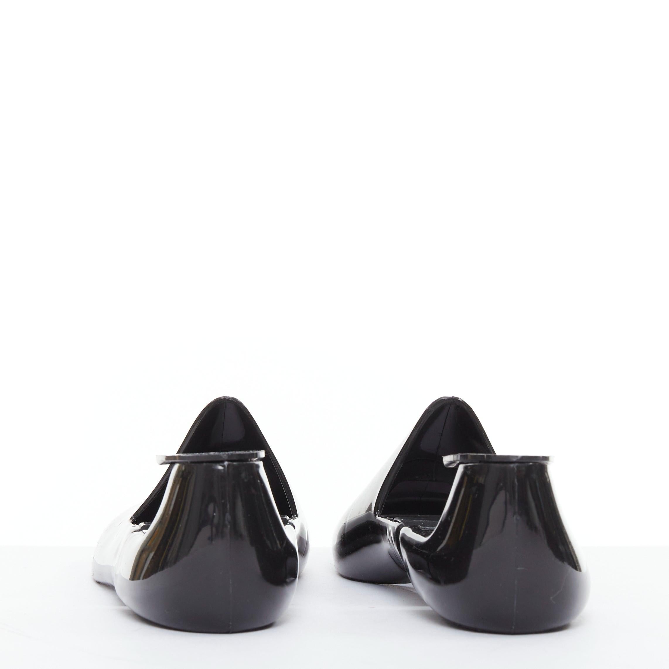Femenino o masculino BERLUTI plástico negro brillante logotipo blanco zapatero plegable en forma de árbol EU39-40 en venta