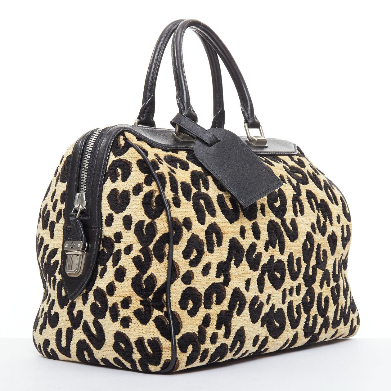 Noir LOUIS VUITTON 2012 Sac en cuir jacquard Stephen Sprouse Speedy 30 en vente