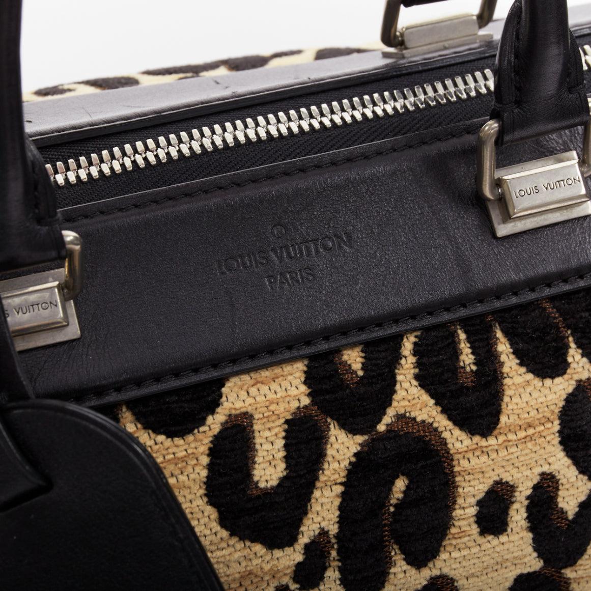 LOUIS VUITTON 2012 Sac en cuir jacquard Stephen Sprouse Speedy 30 en vente 2