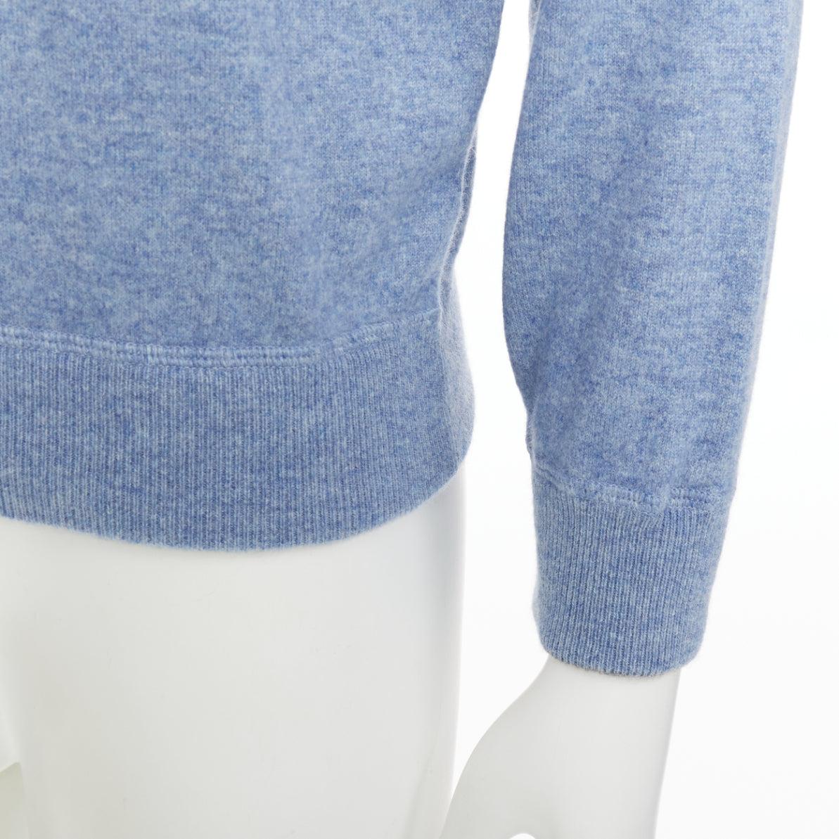 BRUNELLO CUCINELLI jersey de punto azul claro lana virgen cachemira seda IT50 L
Referencia: TGAS/F00091
Marca: Brunello Cucinelli
Material: Lana virgen, cachemira, mezcla
Color: Azul
Patrón: Sólido
Cierre: Pullover
Detalles adicionales: