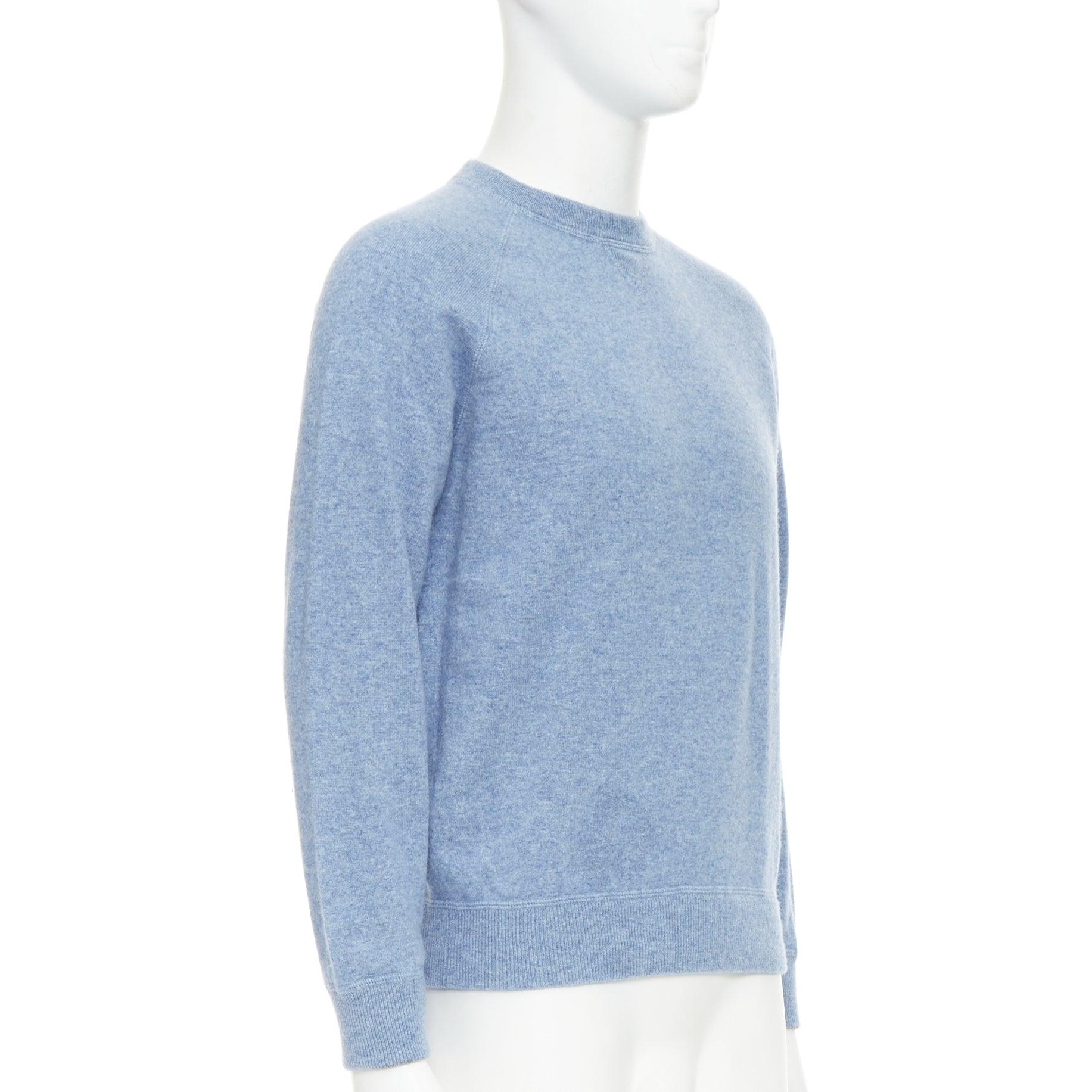 BRUNELLO CUCINELLI jersey de punto azul claro lana virgen cachemira seda IT50 L Azul en venta