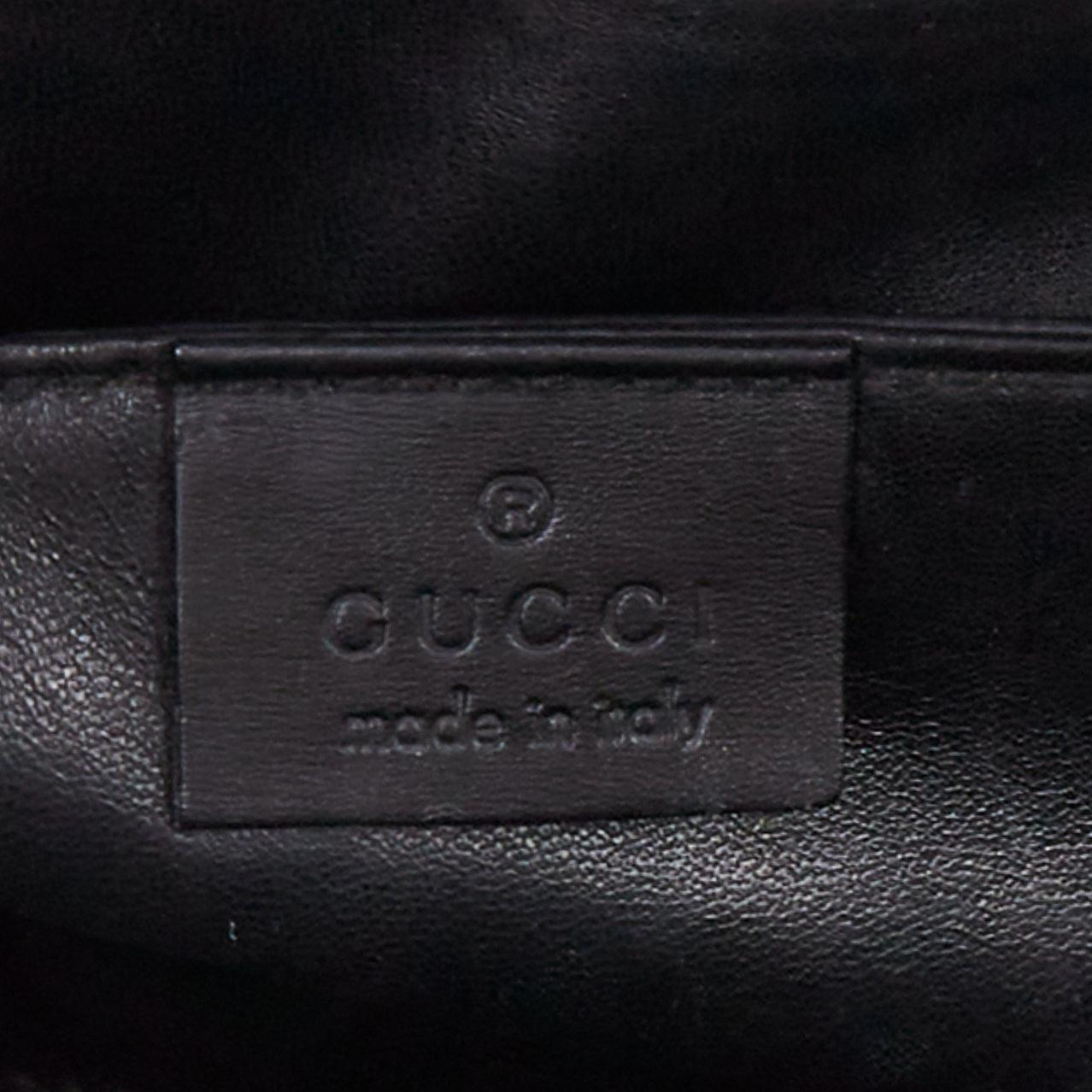 raro Tom Ford for Gucci 2004 Dragon Horsebit fibbia di cristallo borsa frizione in tela marrone in vendita 4