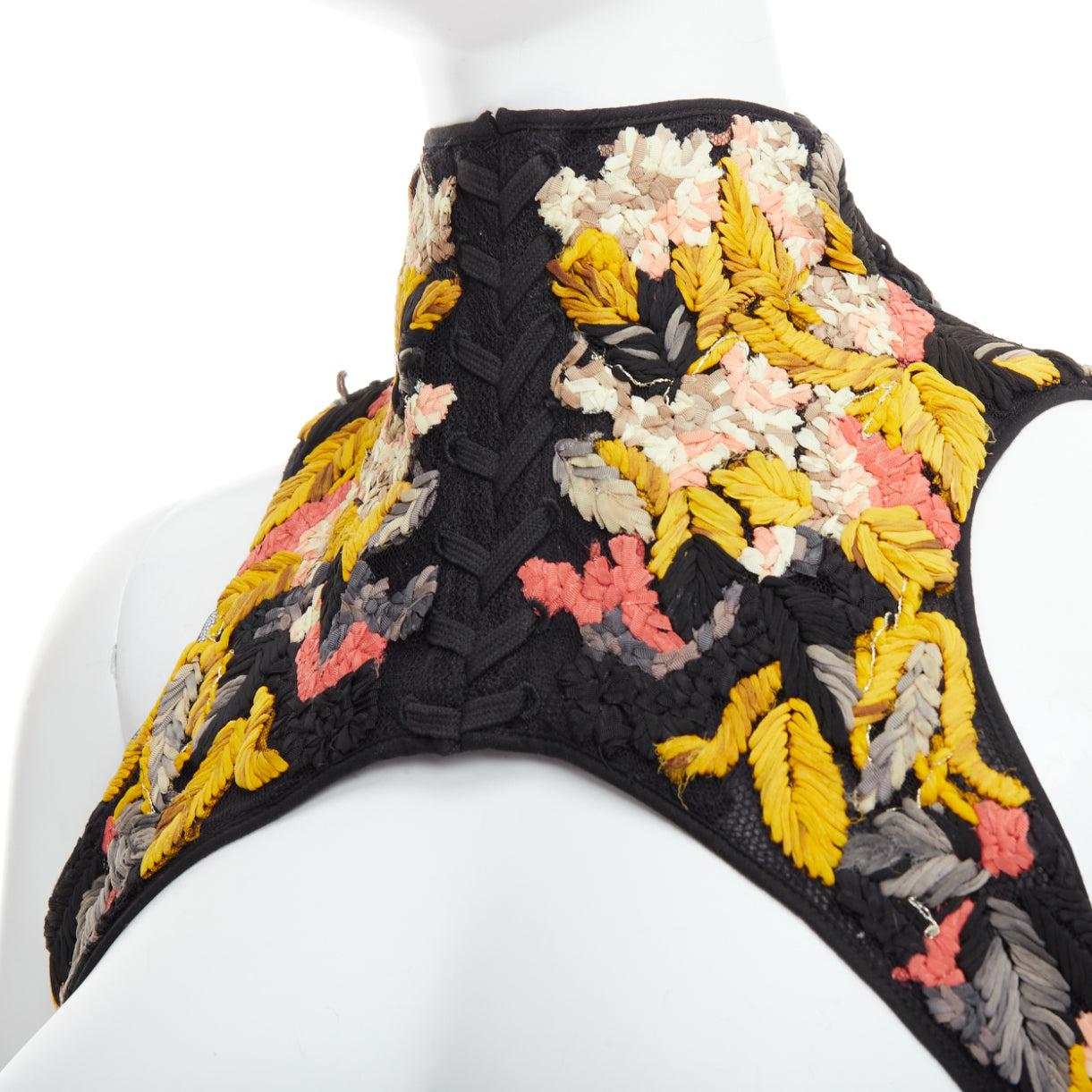 Sarah Burton for Alexander McQueen 2011 Runway yellow black ruffle harness IT40 S
Riferimento: TGAS/E00305
Marchio: Alexander McQueen
Designer: Sarah Burton
Collezione: SS 2011 - Passerella
Materiale: Cotone
Colore: Nero, Giallo
Modello: