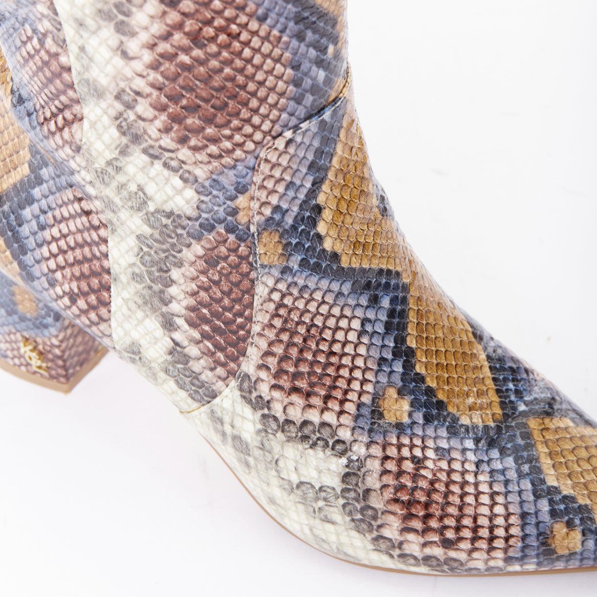 KURT GEIGER Briya beige crema piel estampada botas altas EU36 en venta 2