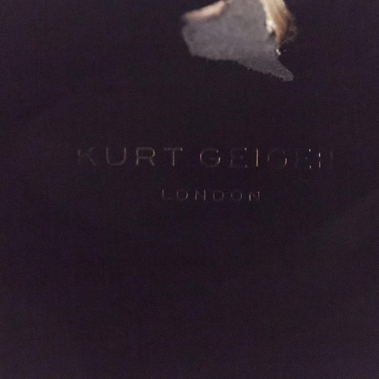 KURT GEIGER Briya beige crema piel estampada botas altas EU36 en venta 5