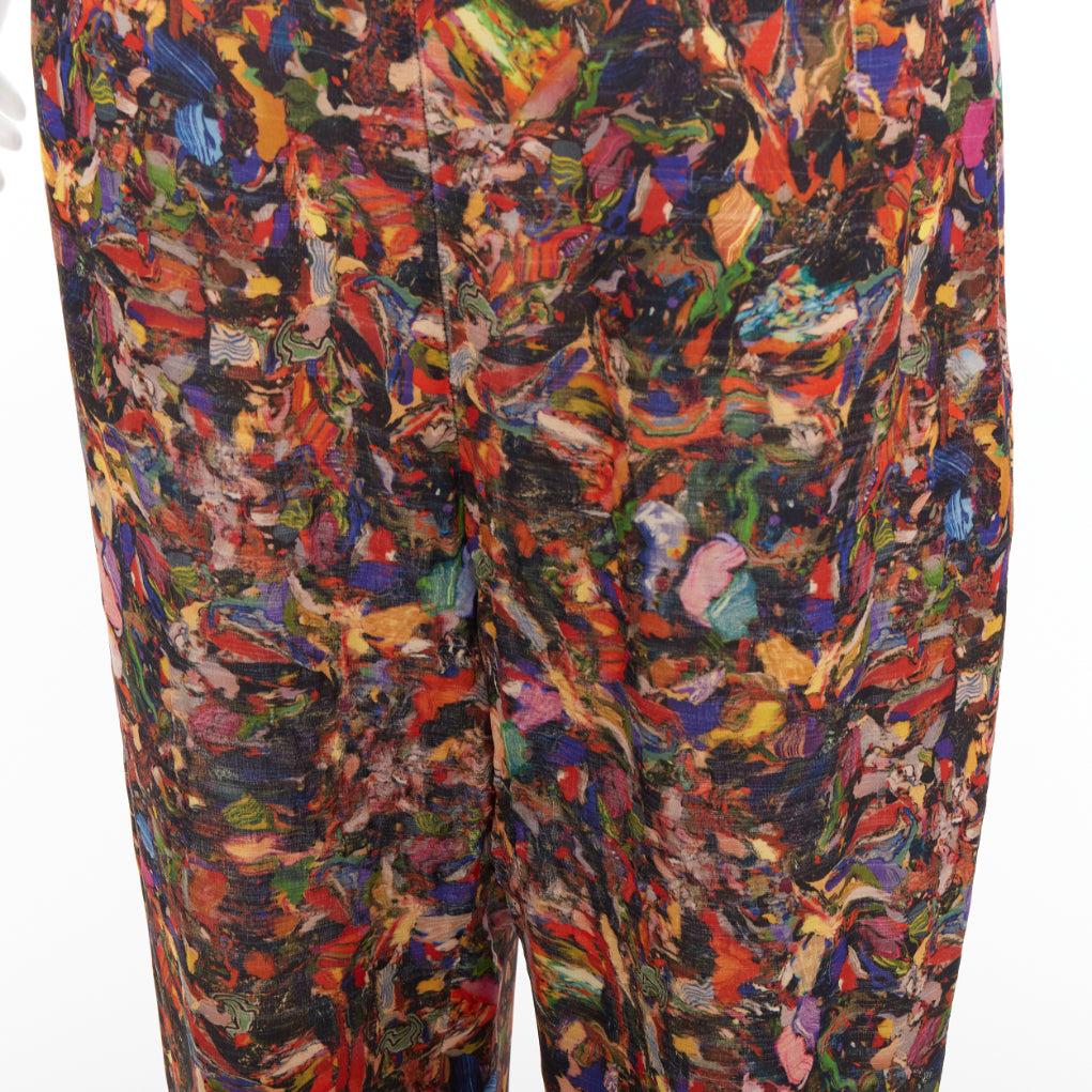 DRIES VAN NOTEN 2008 multicolore 100 % soie imprimé aquarelle pantalon fuselé FR42 XL
Référence : CC/A00425
Marque : Dries Van Noten
Collectional : FW 2008
MATERIAL : Soie
Couleur : Multicolore
Motif : Abstrait
Fermeture : Zip
Détails