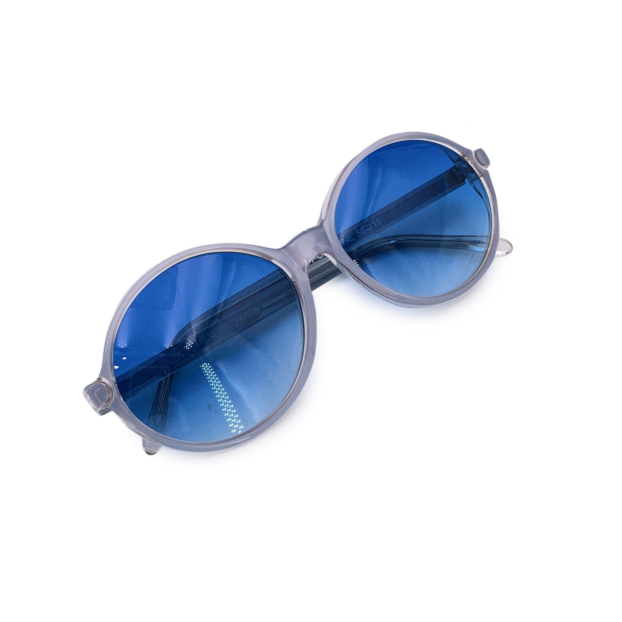 Yves Saint Laurent Gafas de sol Vintage azules POLIDENO 56/16 130mm en venta 1