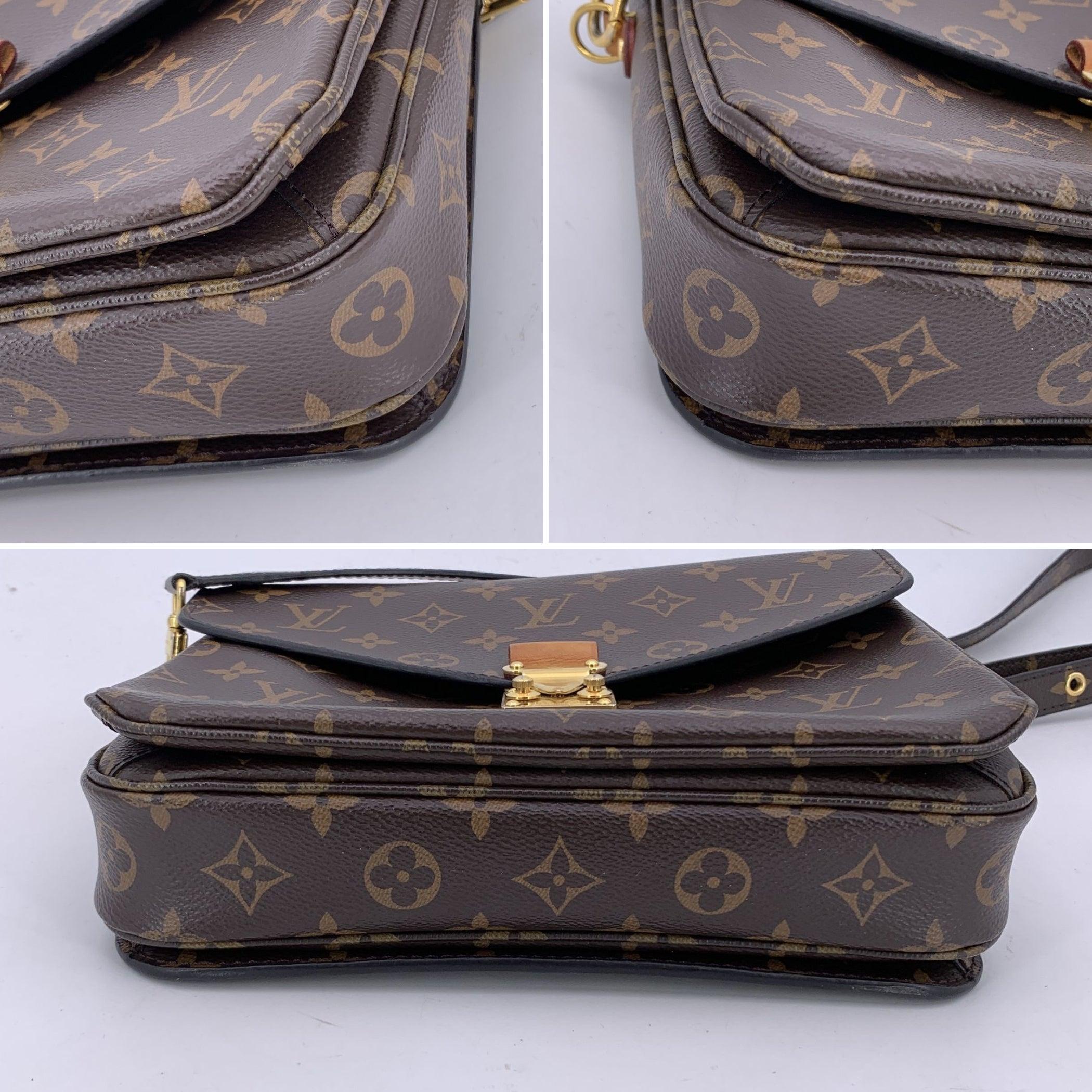 Louis Vuitton Monogram Canvas Pochette Metis Handtasche Umhängetasche im Zustand „Gut“ im Angebot in Rome, Rome