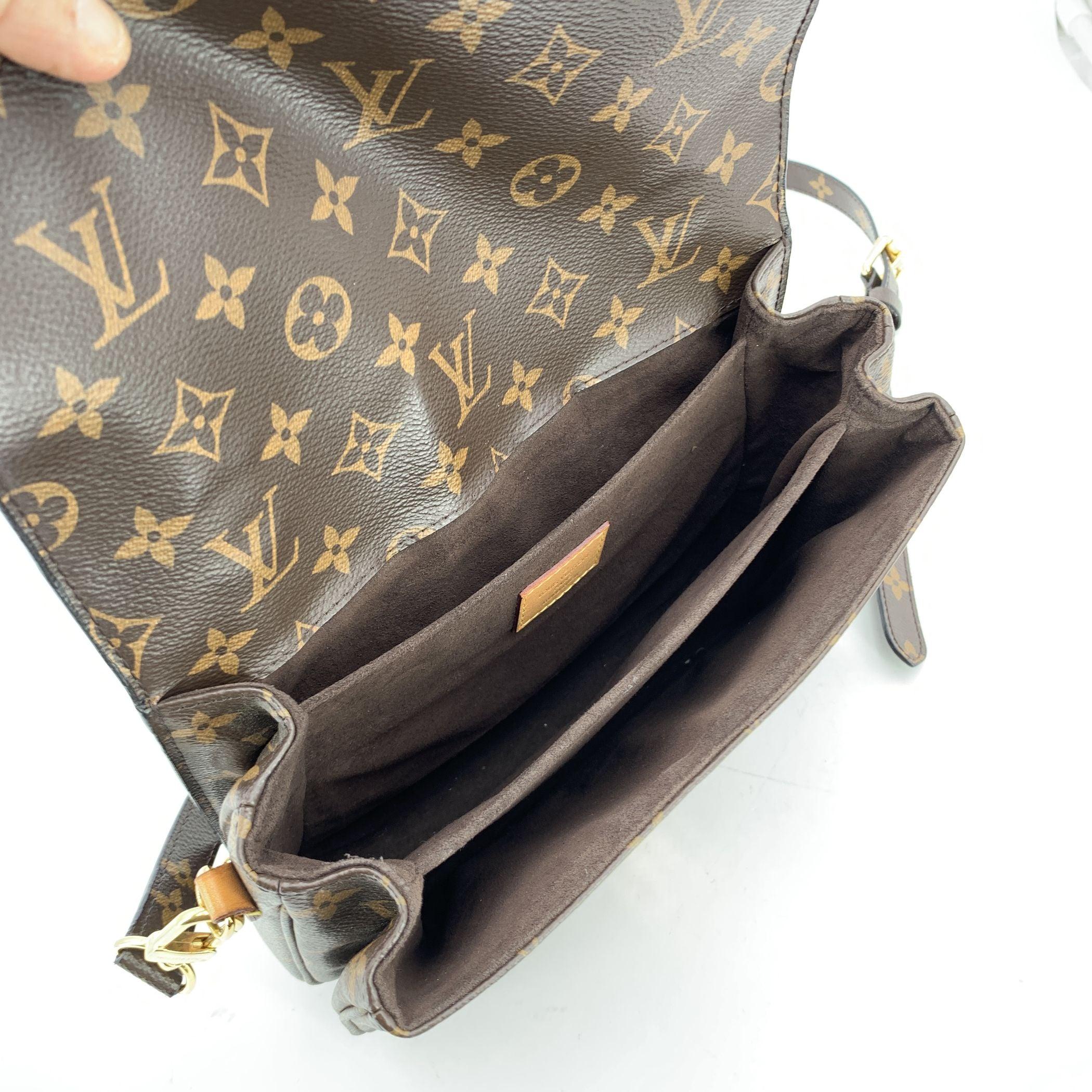 Louis Vuitton Monogram Canvas Pochette Metis Handtasche Umhängetasche im Angebot 1