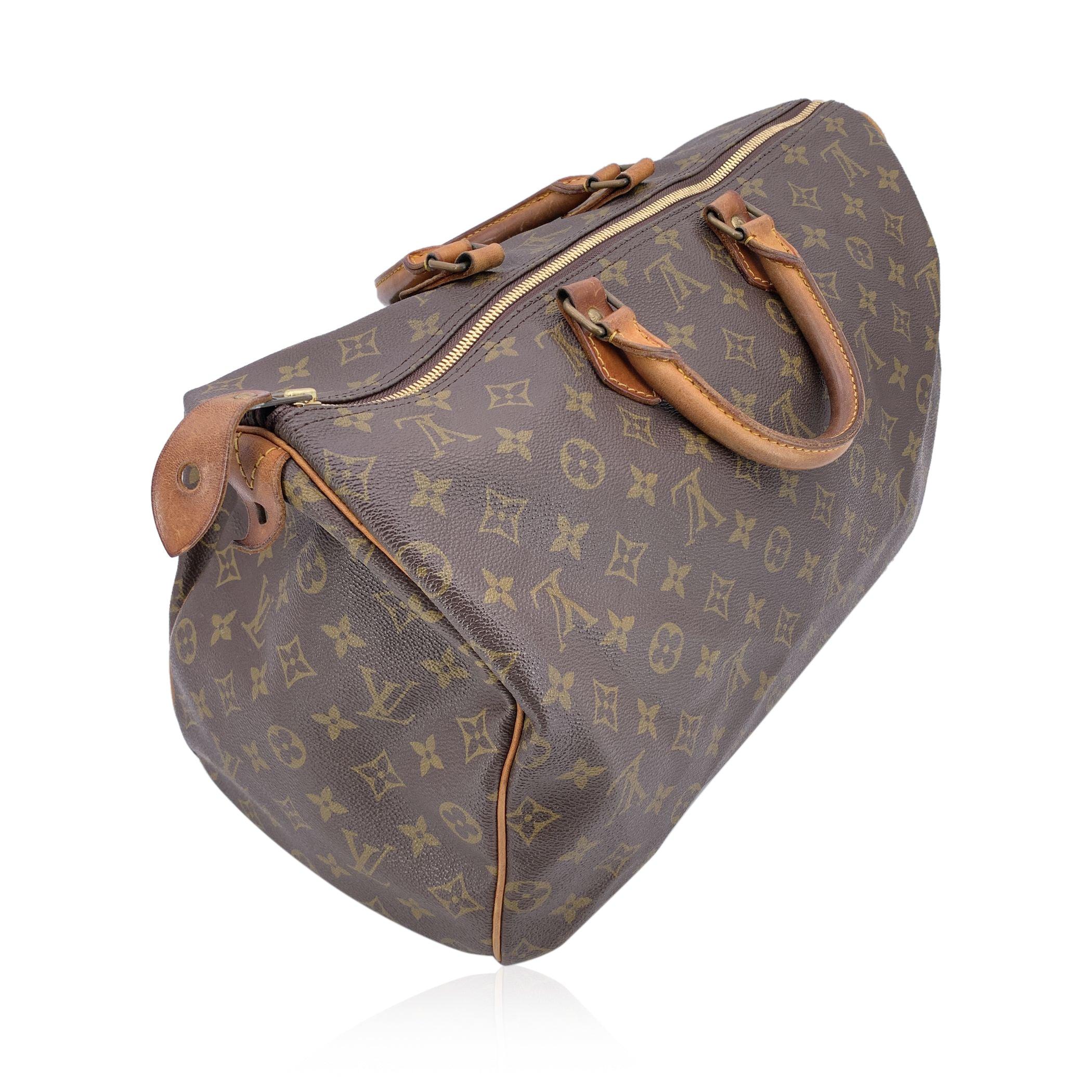 Bolsa de viaje Louis Vuitton Vintage Canvas Monogram Speedy 40 en venta 2