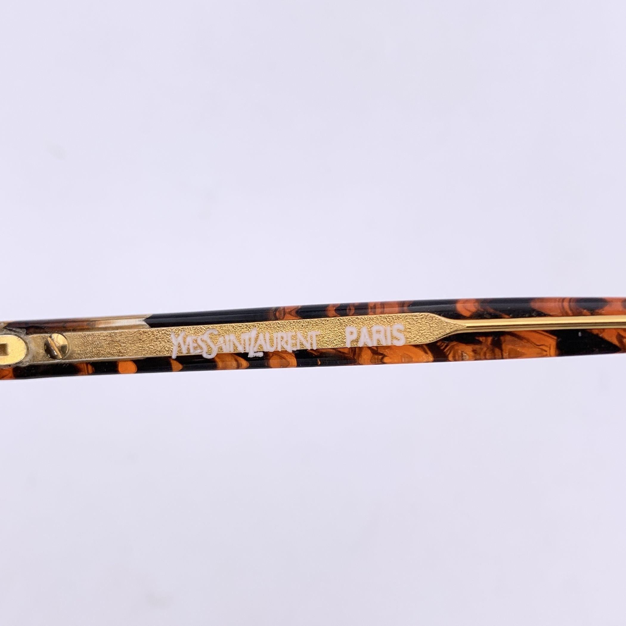 Viola Occhiali da sole Yves Saint Laurent Vintage Brown Menphis 56/14 135mm in vendita
