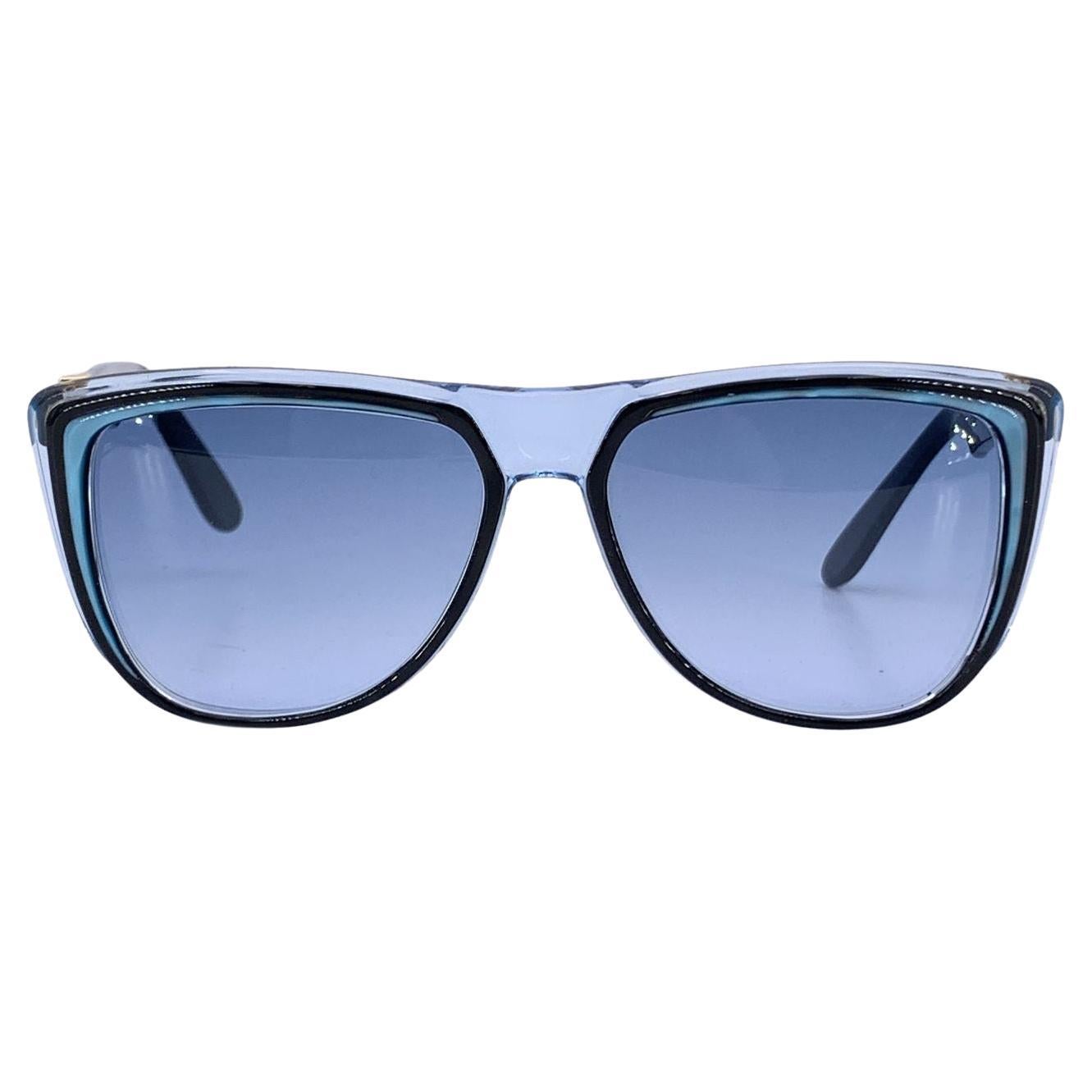 Yves Saint Laurent Gafas de sol Vintage Negro Azul EGYPTOS 55/16 130mm