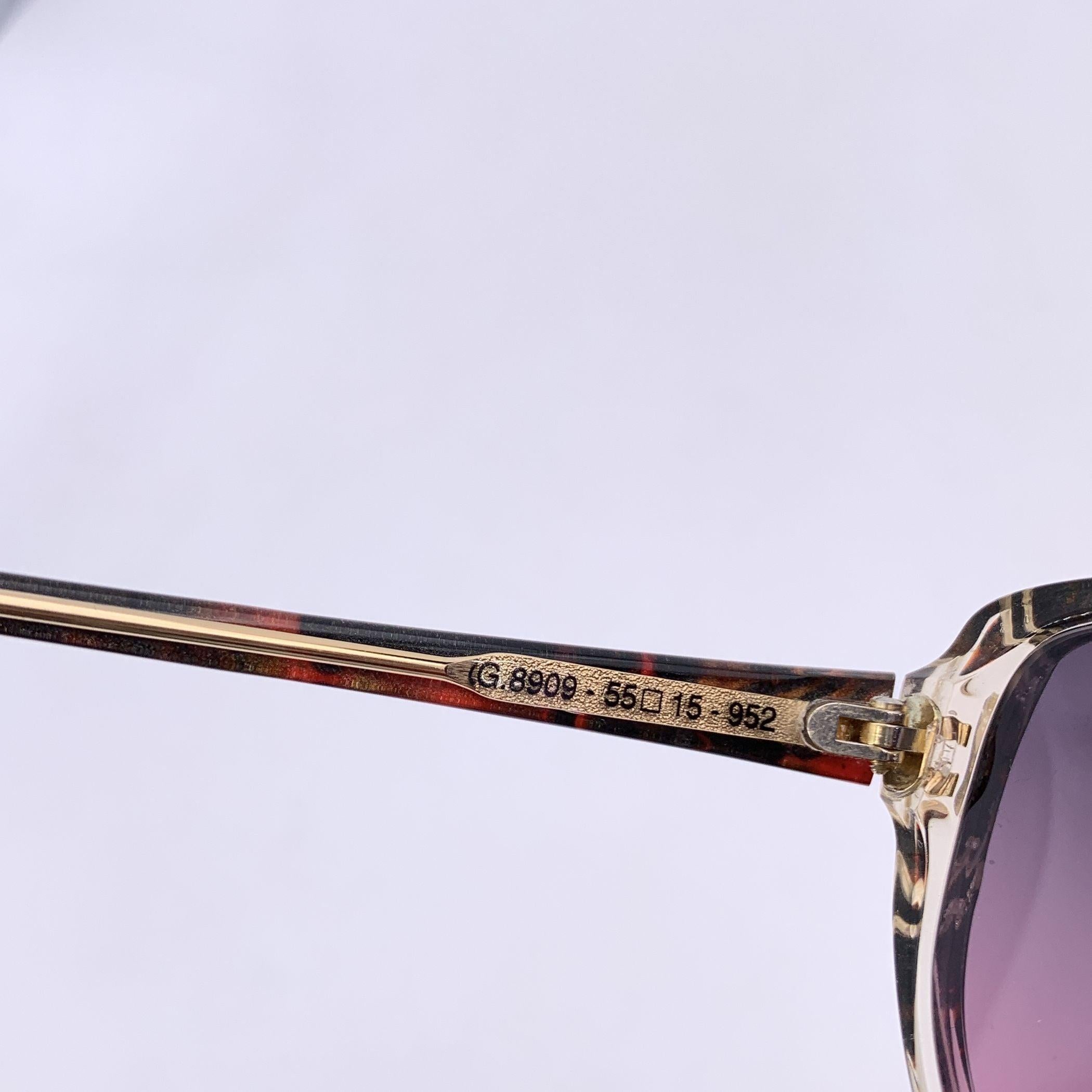 Occhiali da sole Givenchy Paris Vintage Brown Donna G 8909 55/15 952 in vendita 1