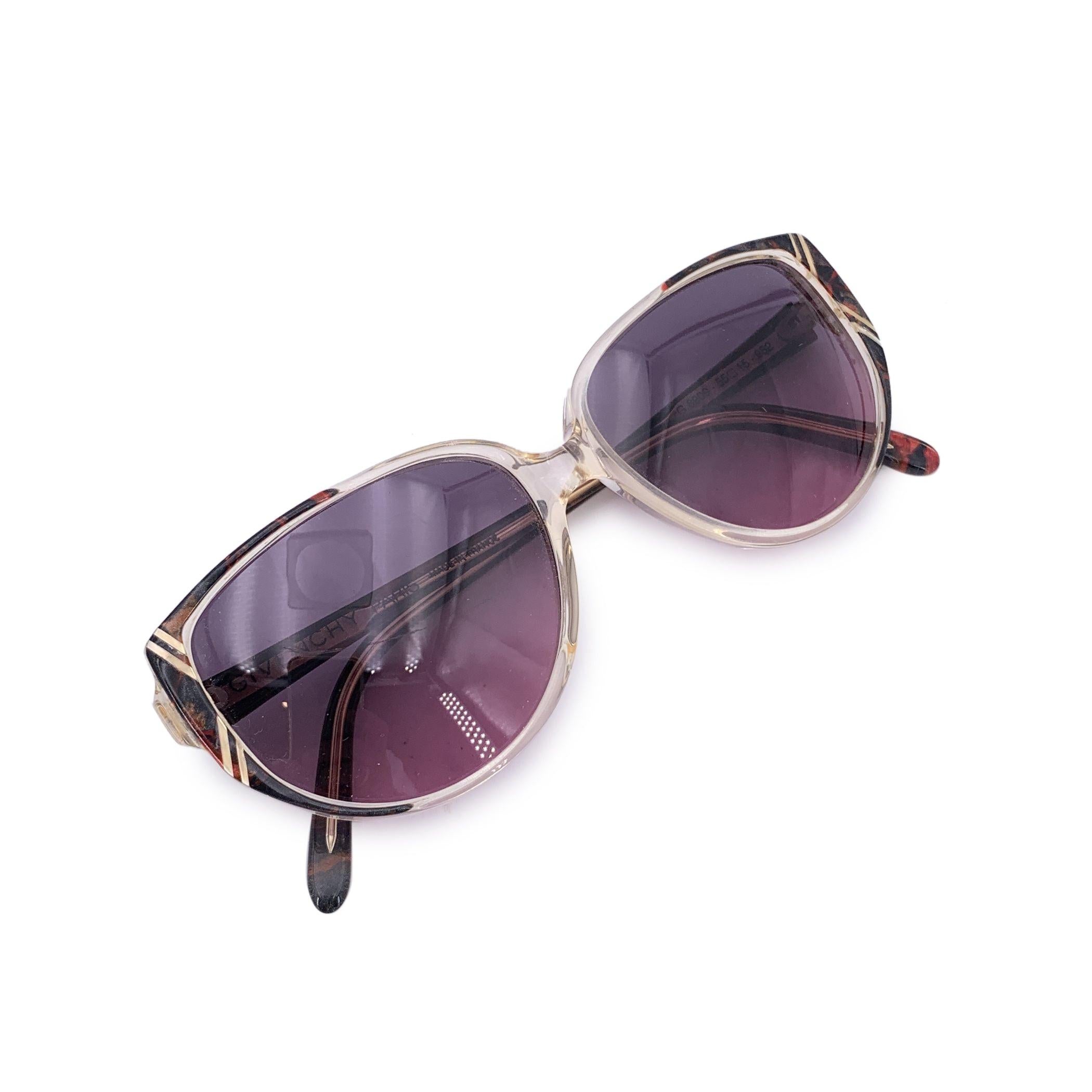 Occhiali da sole Givenchy Paris Vintage Brown Donna G 8909 55/15 952 in vendita 2