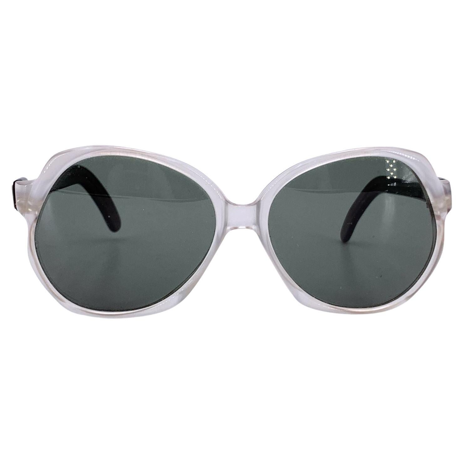 Occhiali da sole Yves Saint Laurent Vintage Grigio Farfalla Mod. ALOES 57/18 in vendita