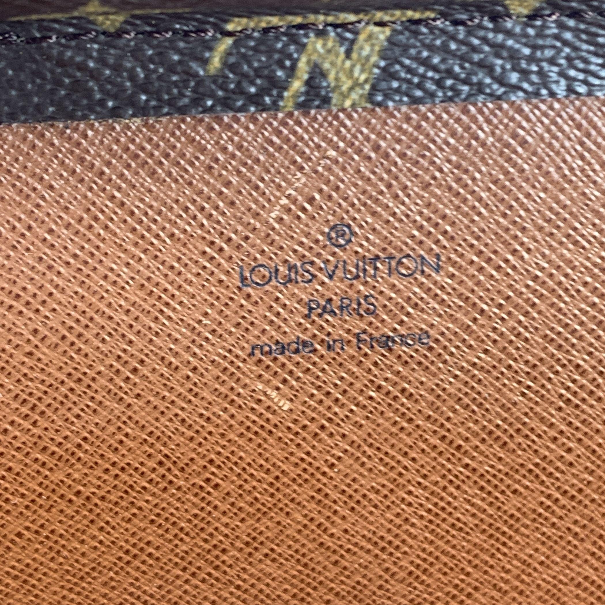 Maletín Louis Vuitton Vintage Monogram Canvas Serviette Fermoir en Bueno estado para la venta en Rome, Rome