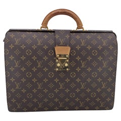 Louis Vuitton Vintage Monogram Canvas Serviette Fermoir Briefcase