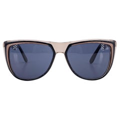 Yves Saint Laurent Vintage Black Beige Sunglasses EGYPTOS 55/15 135mm