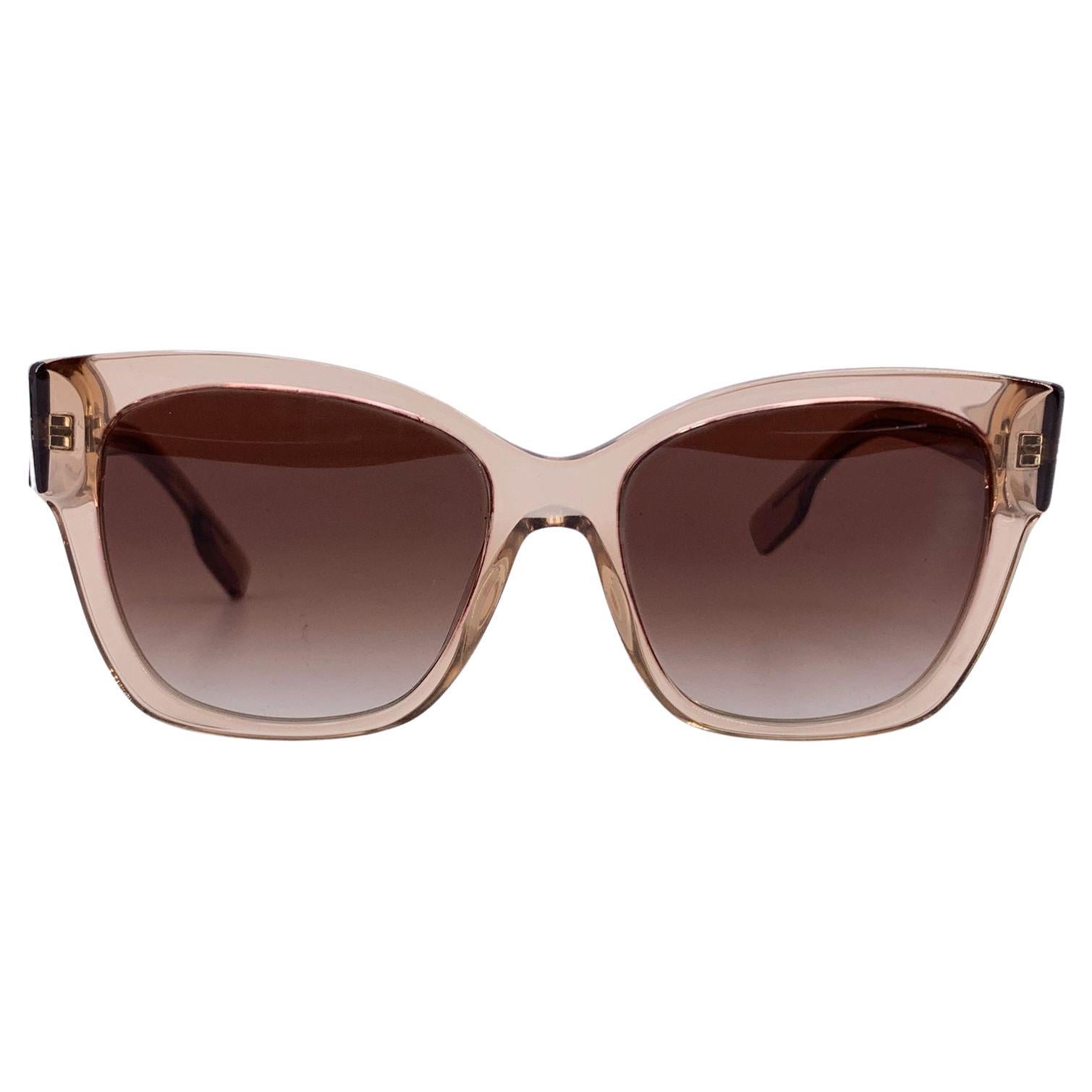 Burberry Peach Transparent B 4345 Occhiali da sole sfumati 54/17 140 mm in vendita