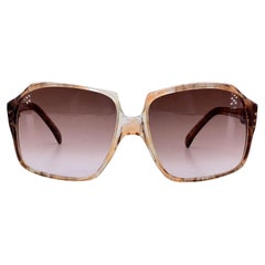 Yves Saint Laurent Vintage Braun Quadratische Sonnenbrille ARMANDIA 50/18