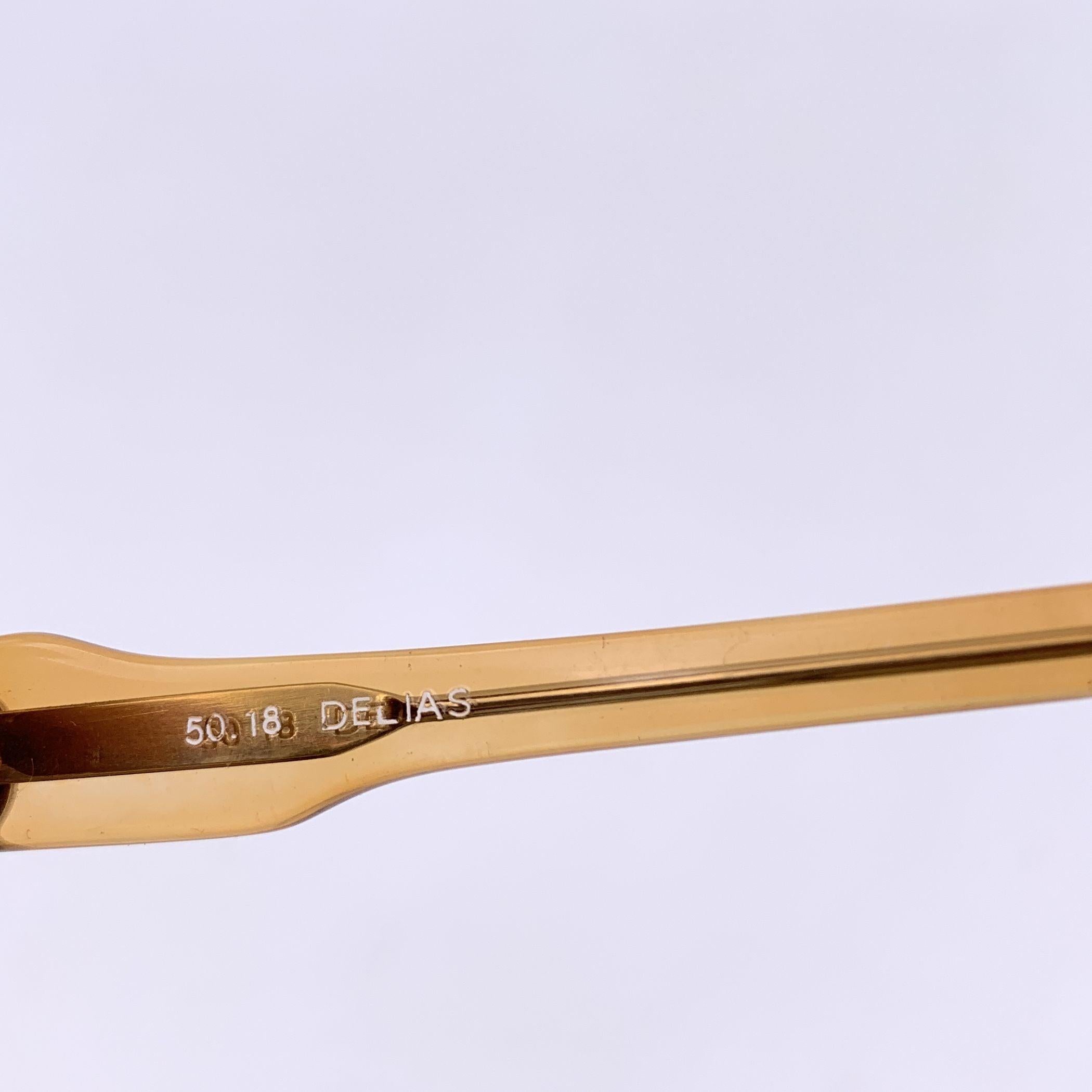 Yves Saint Laurent Gafas de sol Vintage marrones DELIAS 50/18 135 mm en Excelente estado para la venta en Rome, Rome