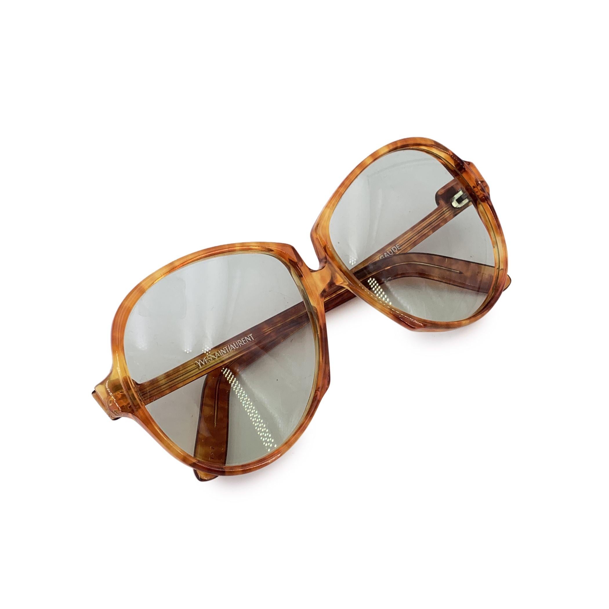 Yves Saint Laurent Gafas de sol vintage marrones Mod. Gaude 58/17 140mm en venta 1