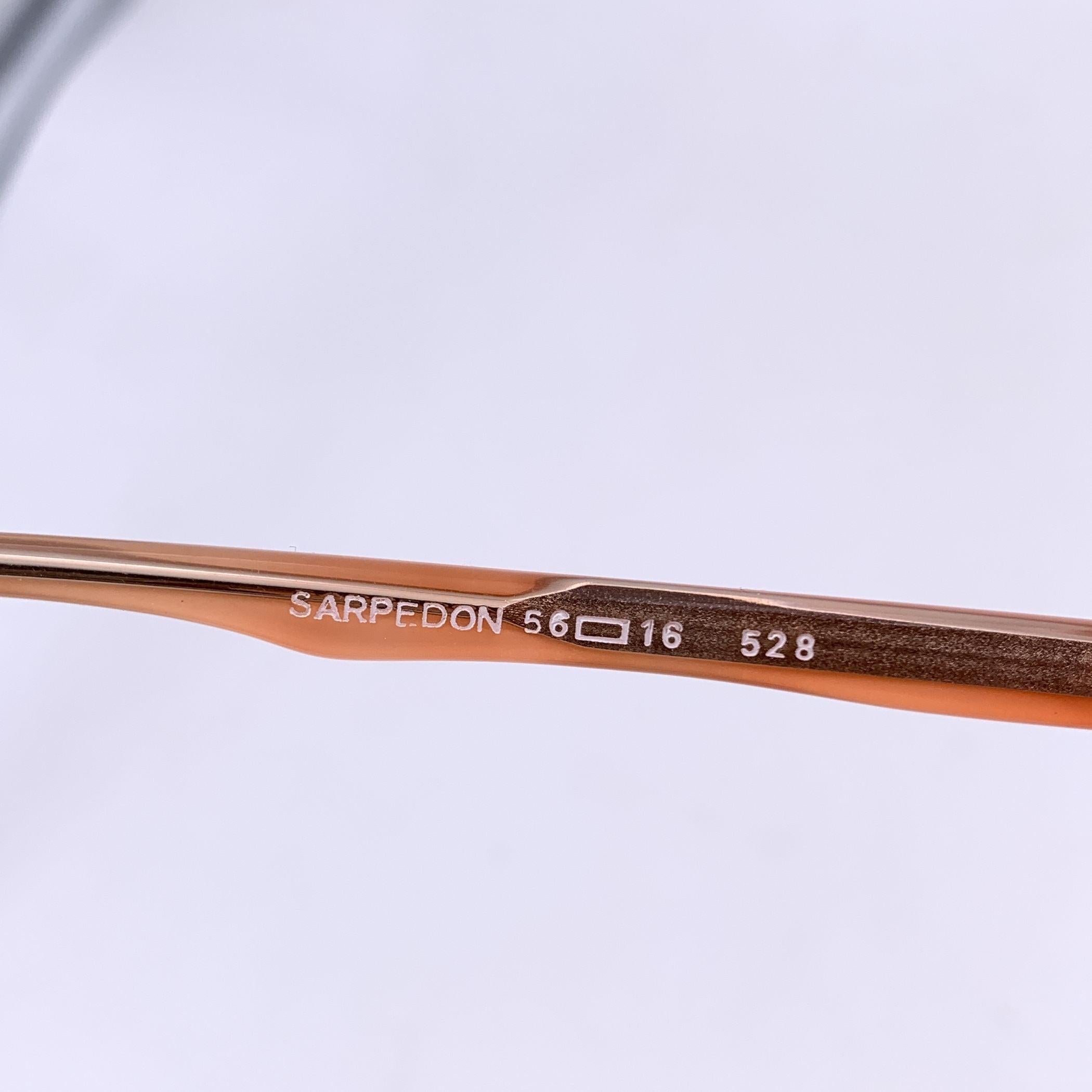 Gafas de sol Yves Saint Laurent Vintage Naranja Sarpedon 56/16 140mm Púrpura en venta