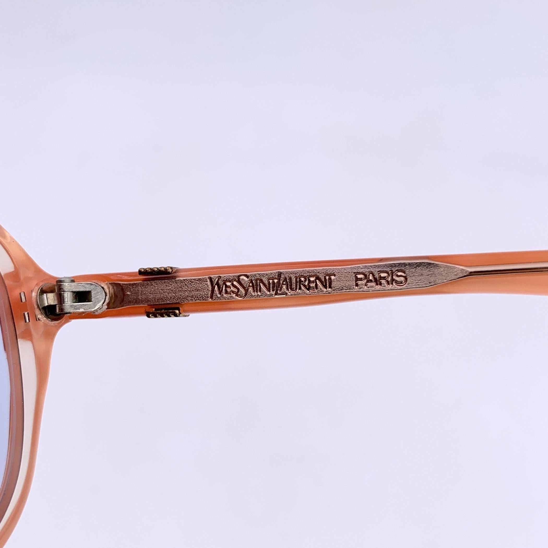 Gafas de sol Yves Saint Laurent Vintage Naranja Sarpedon 56/16 140mm en Excelente estado para la venta en Rome, Rome