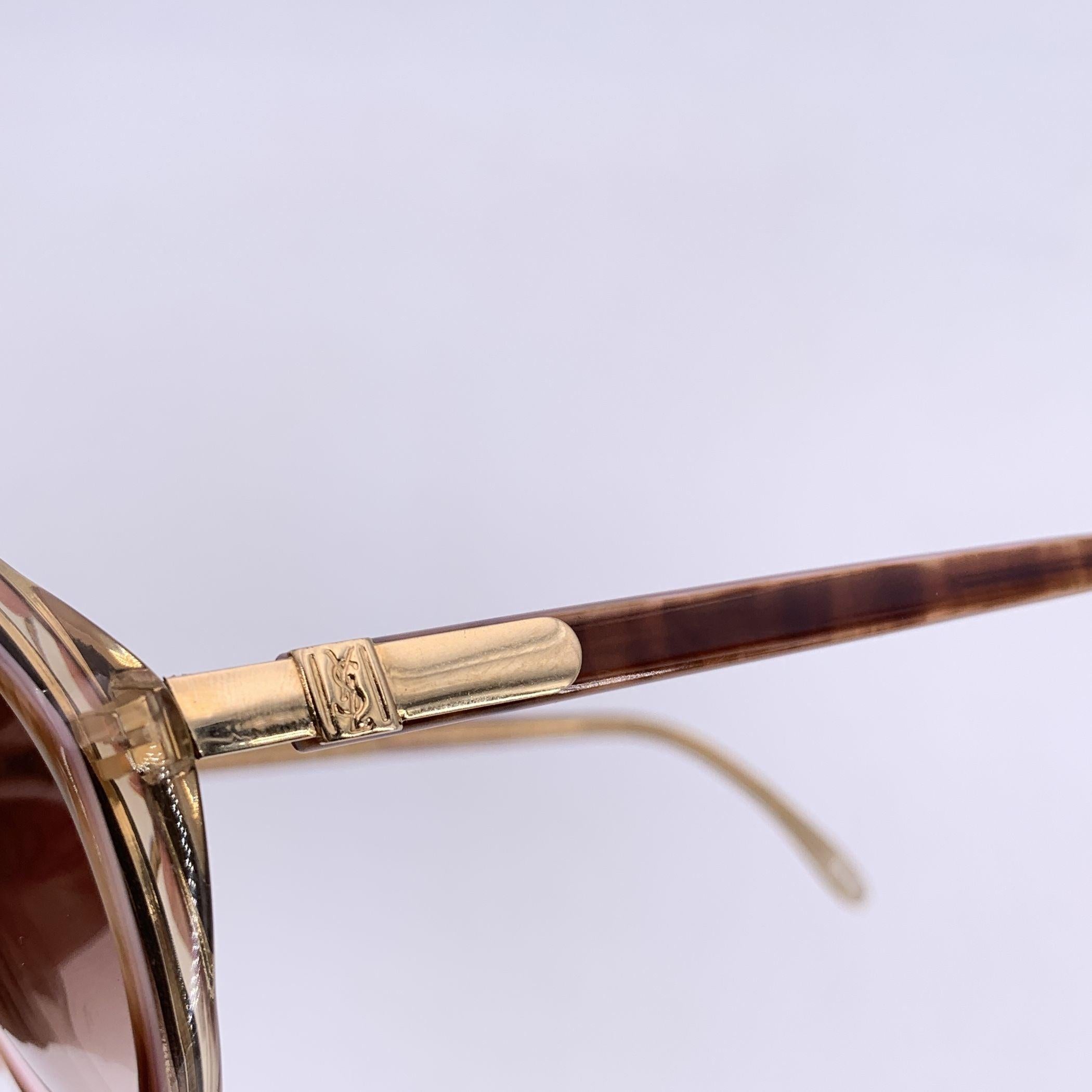 De las mujeres Gafas de sol Yves Saint Laurent Vintage Marrón Atree 58/16 140mm en venta