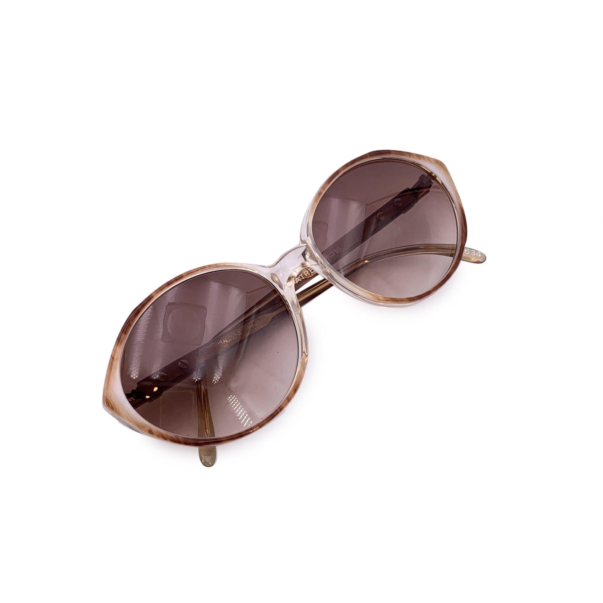 Gafas de sol Yves Saint Laurent Vintage Marrón Atree 58/16 140mm en venta 3