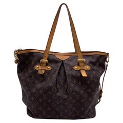 Louis Vuitton Monogram Canvas Palermo GM Tote Umhängetasche mit Riemen
