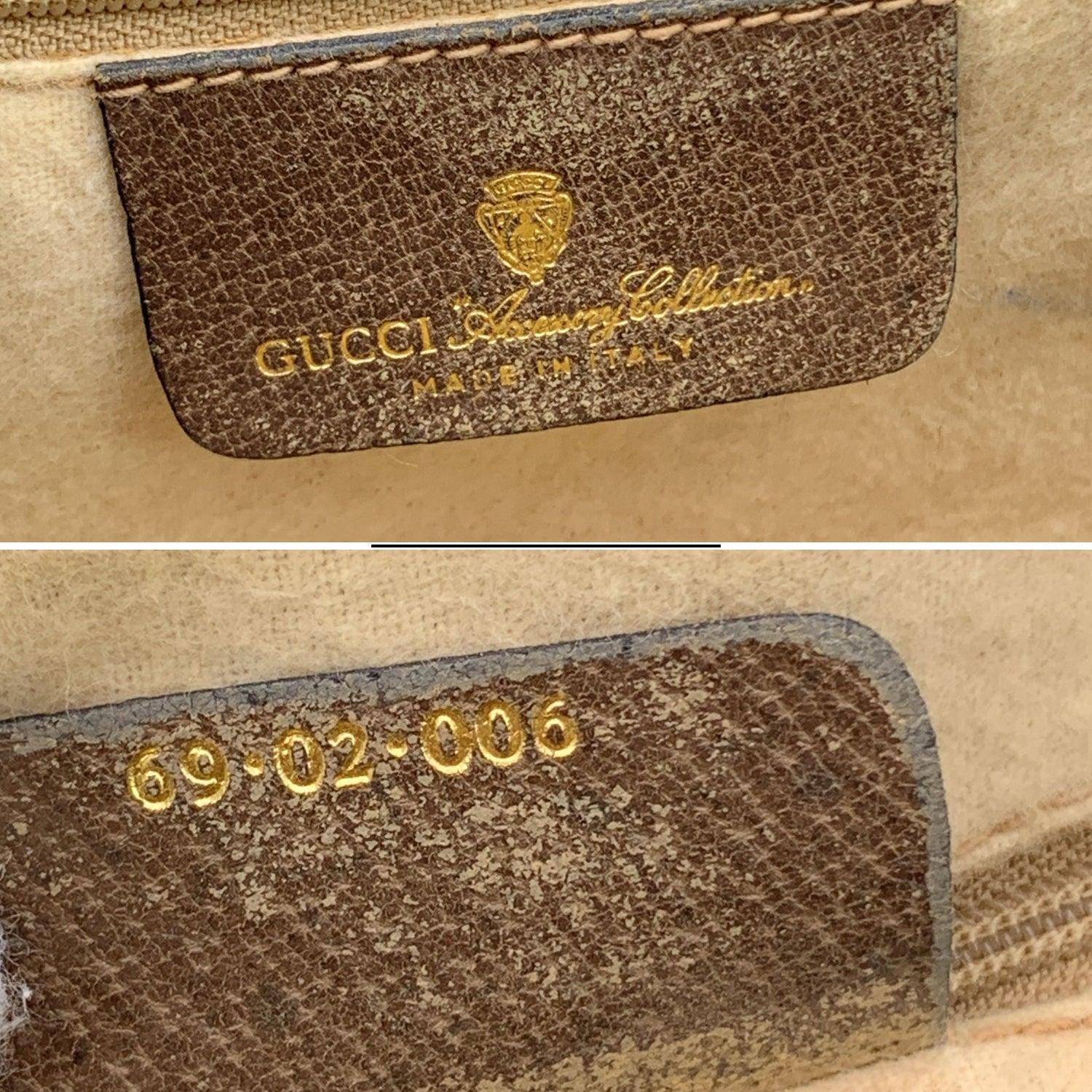 Gucci Vintage Brown Suede Web Stripes Boston Bag Handbag Pour femmes en vente
