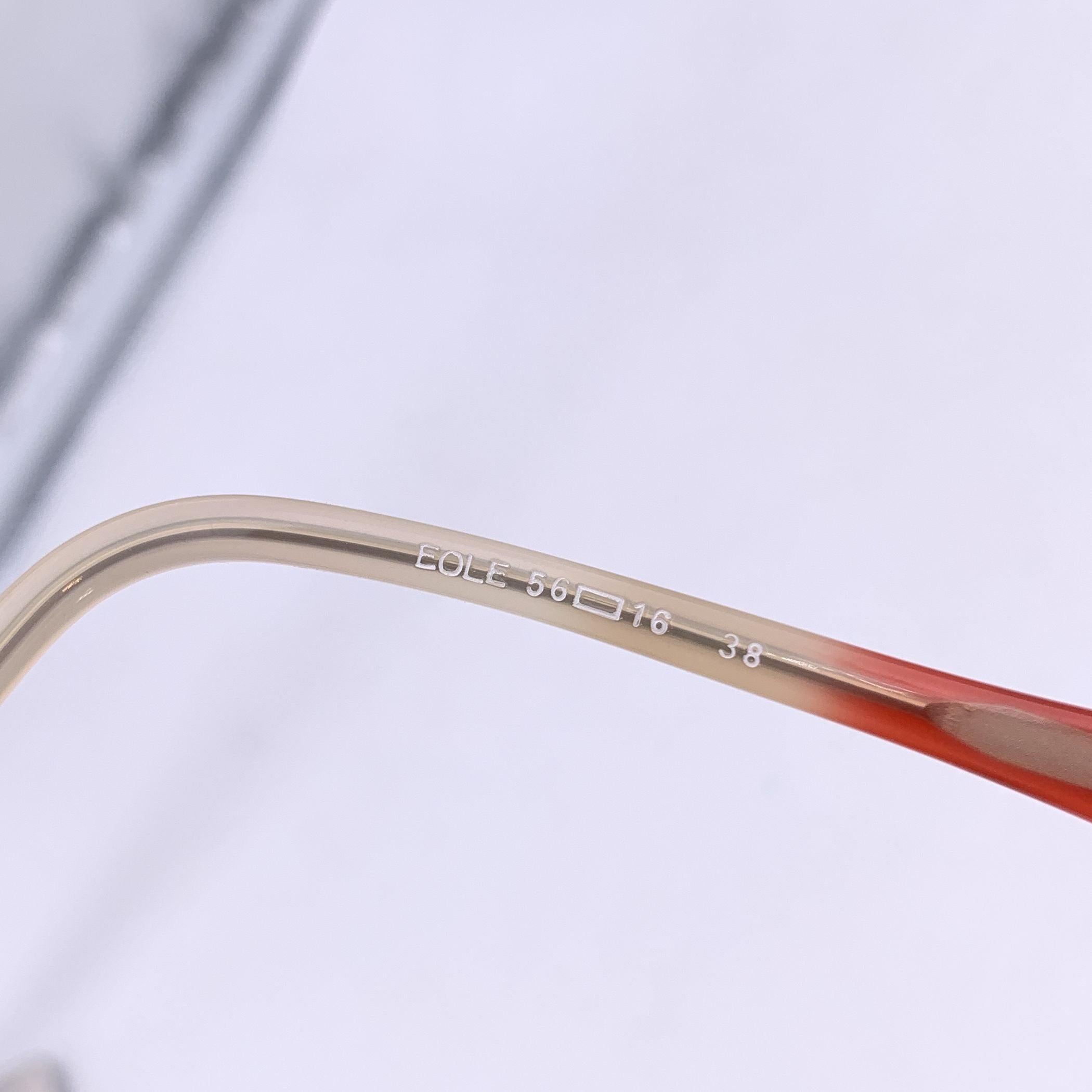 De las mujeres Gafas de sol Yves Saint Laurent Vintage Blanco Rojo EOLE 56/16 140mm en venta