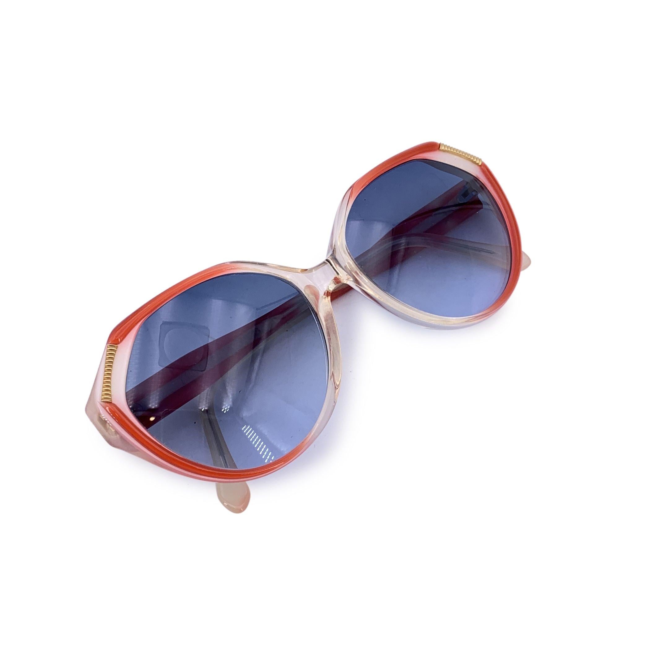 Gafas de sol Yves Saint Laurent Vintage Blanco Rojo EOLE 56/16 140mm en venta 3