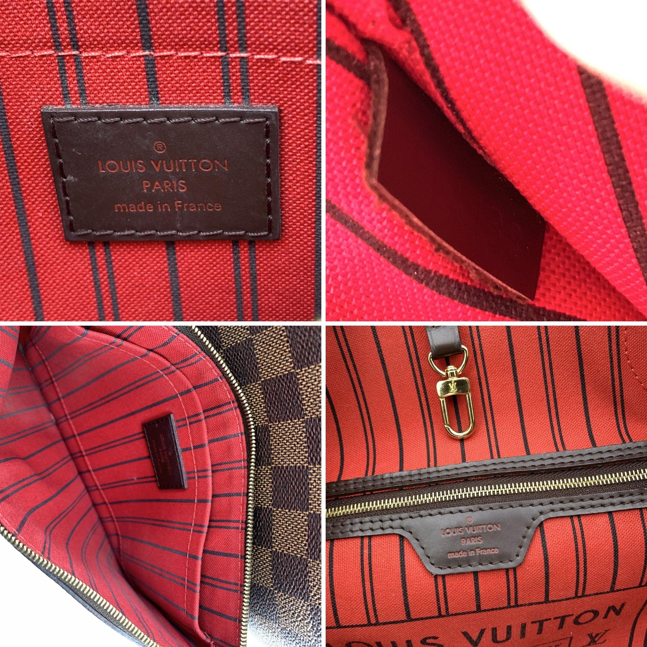 Louis Vuitton Brown Damier Ebene Canvas Neverfull MM Tote Bag im Angebot 1
